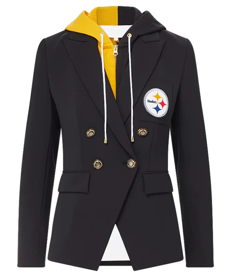 Pittsburgh Steelers Black Blazer For Sale