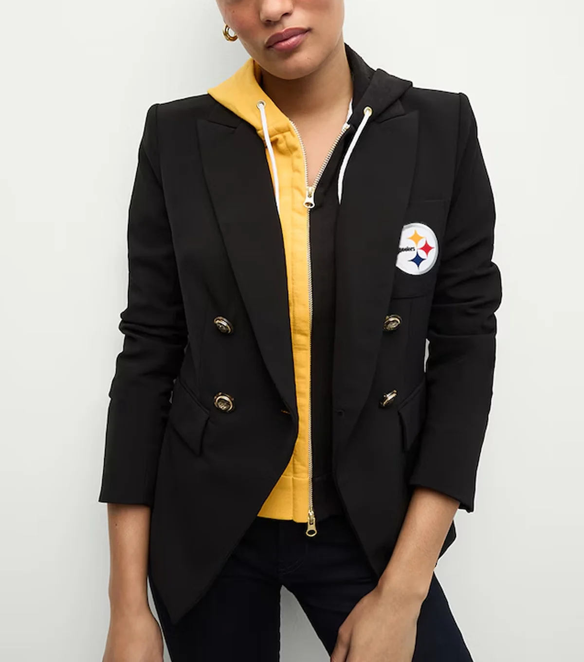 Pittsburgh Steelers Black Blazer