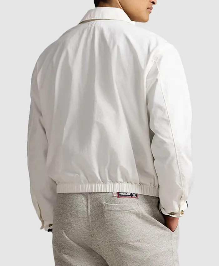 Polo Ralph Lauren White Yankees Chino Jacket For Sale