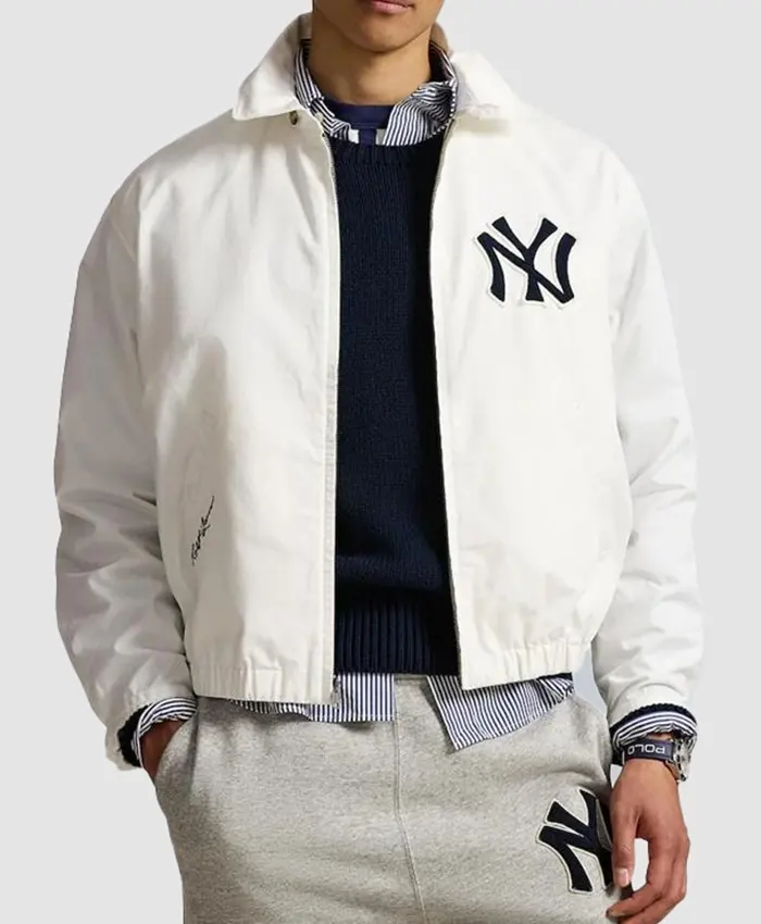 Polo Ralph Lauren White Yankees Chino Jacket