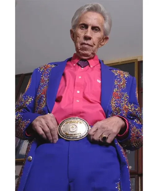 Porter Wagoner Multicolor Suits Blue