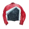 Proud Filip Raczynski Red & Black Striped Moto Jacket Back