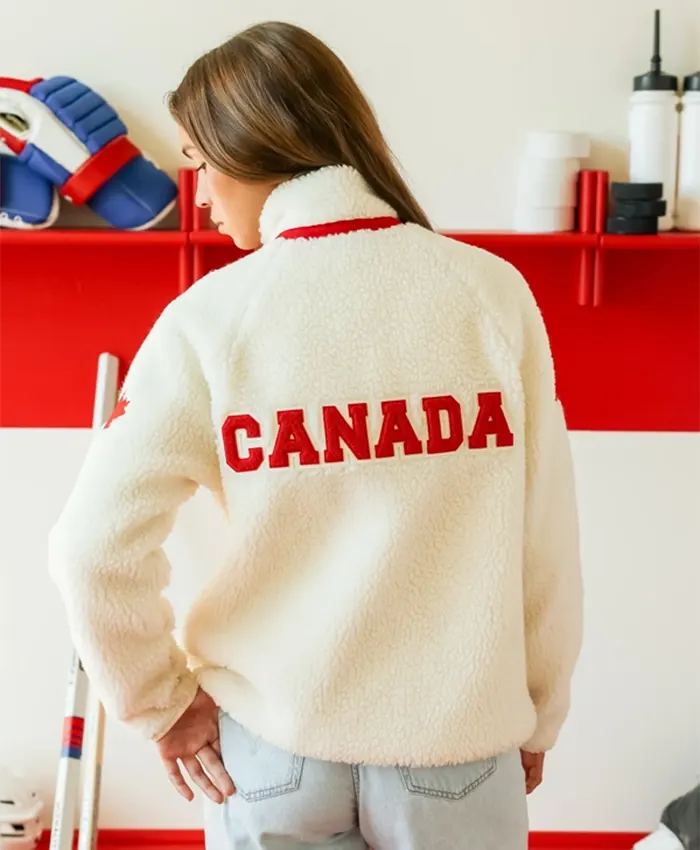 Province of Canada x Heated Rivalry Fleece Jacket Back