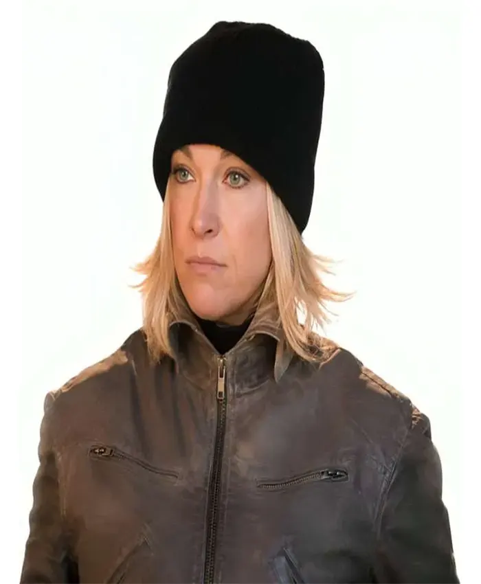 Ride or Die S01 Hannah Waddingham Leather Jacket For Sale