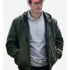 Rose of Nevada Callum Turner Green Cotton Jacket Front