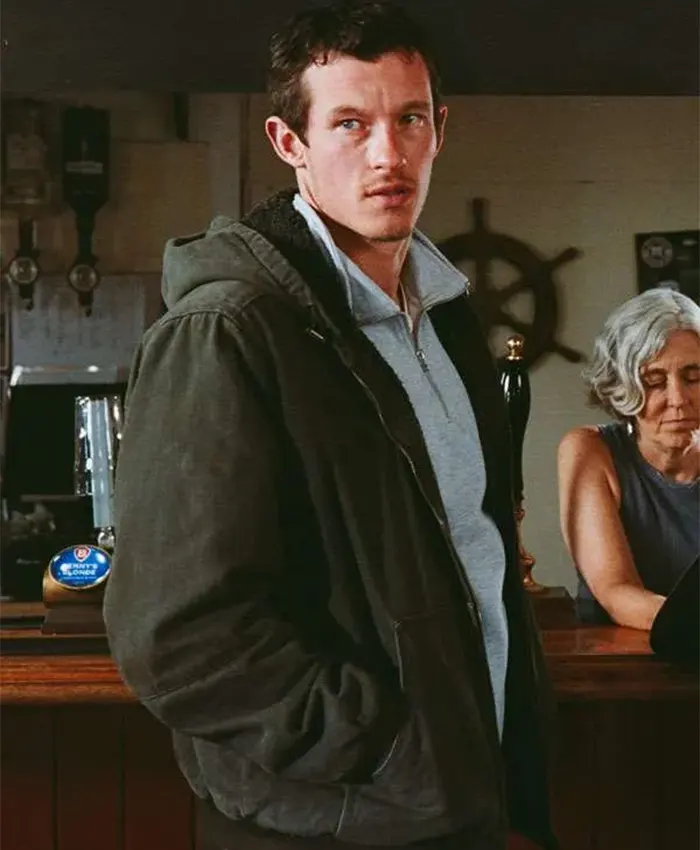 Rose of Nevada Callum Turner Green Cotton Jacket