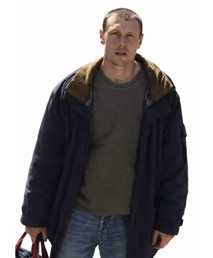 Rose of Nevada George MacKay Blue Cotton Jacket For Sale