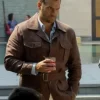 Sid In the Grey Movie 2026 Henry Cavill Brown Wool Jacket