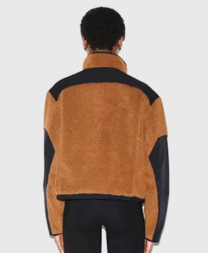 Skims Teddy Brown & Black Jacket Back