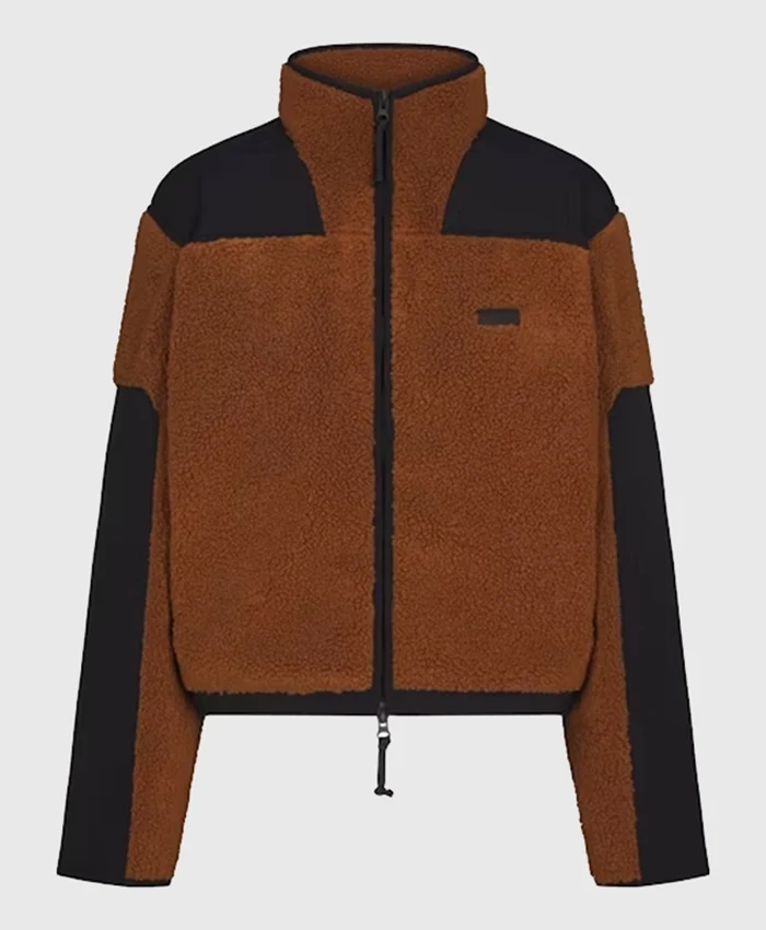 Skims Teddy Brown & Black Jacket