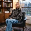 Sophie Cunningham Indiana Fever Leather Jacket For Sale