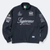 Supreme La Martina Blue Zip-Up Jacket