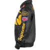 Supreme The Batman Leather Jacket Left Side