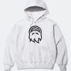 Supreme x Spitfire Zip-Up Hooded Jacket Grey
