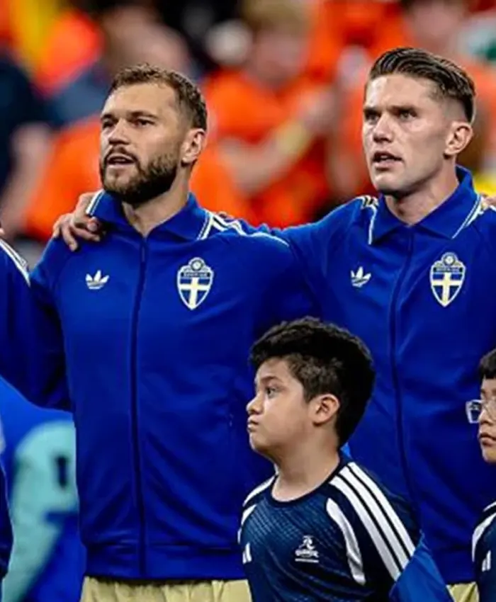 Sweden 2026 World Cup Anthem Jacket Front