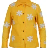 Kerri Kenney Yellow Daisy Print Jacket