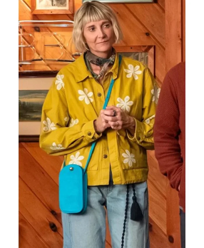 The Four Seasons S02 Kerri Kenney Yellow Daisy Print Jacket