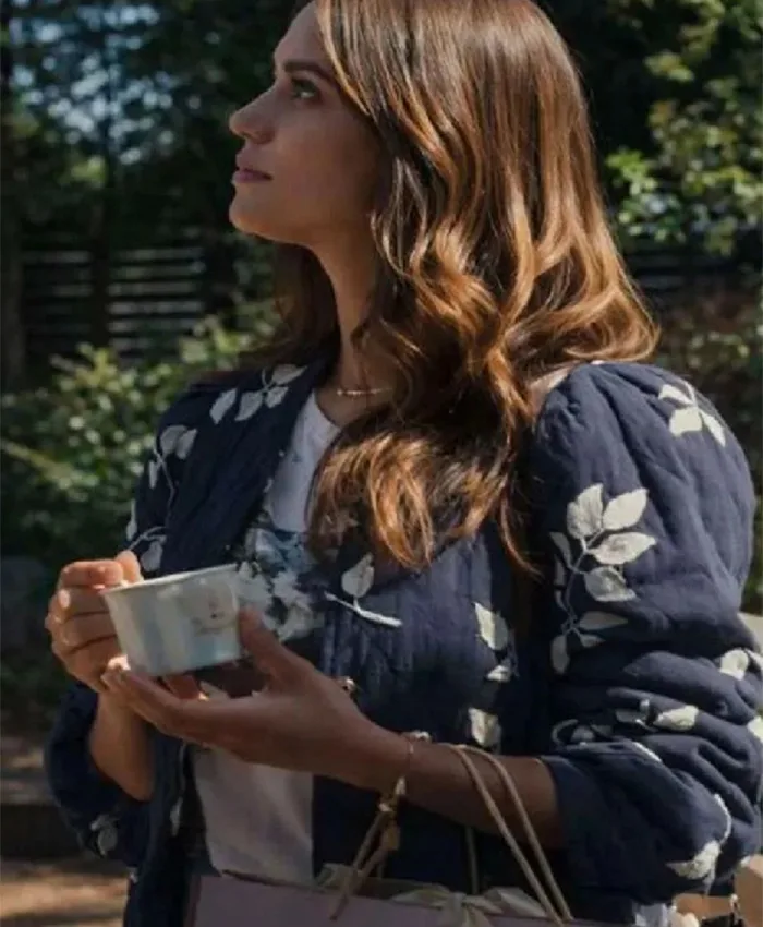 The Love Heist Lyndsy Fonseca Floral Jacket