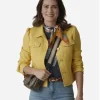 The Love Heist Lyndsy Fonseca Yellow Jacket Front