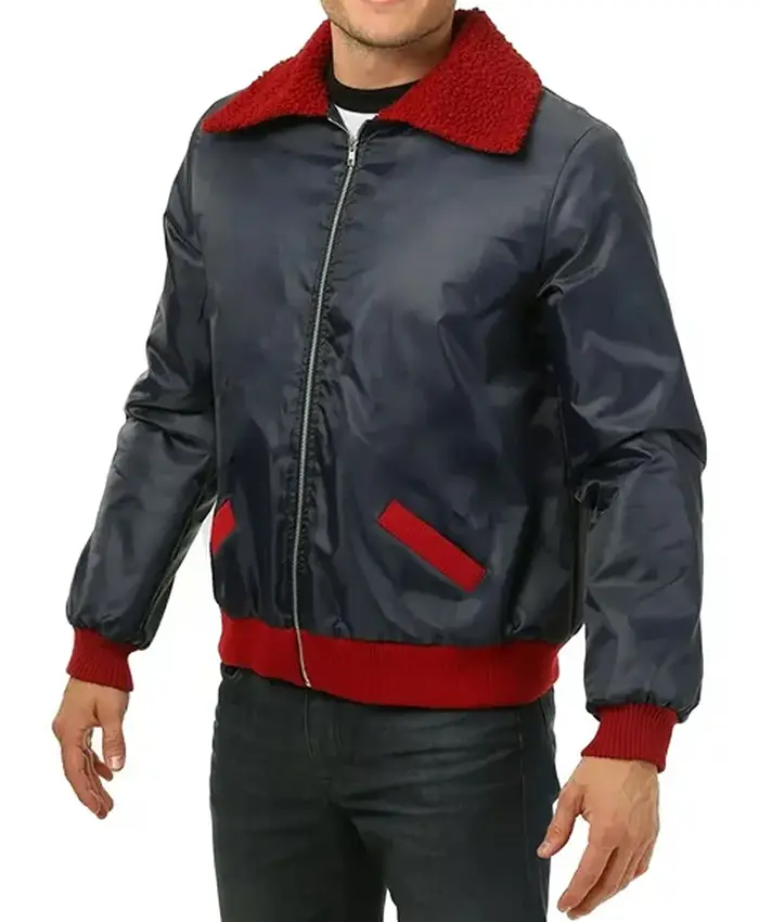 The Simpsons Homer Simpson Navy Blue Bomber Jacket