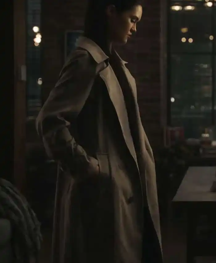 The Social Reckoning 2026 Anna Lambe Beige Coat For Sale