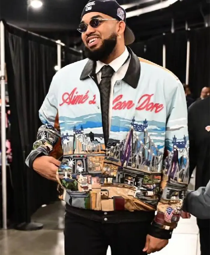 The Today Karl-Anthony Towns Leather Jacket