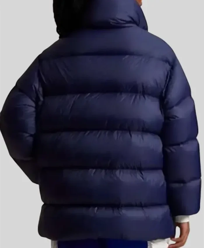 The Today Show 2026 Hoda Kotb Team USA Puffer Jacket Back