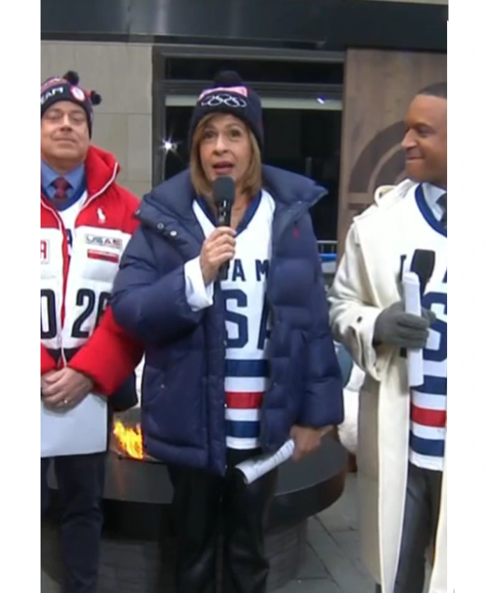 The Today Show 2026 Hoda Kotb Team USA Puffer Jacket