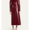 The Today Show 2026 Jennifer Lopez Leather Snake Embossed Coat Front