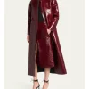 The Today Show 2026 Jennifer Lopez Leather Snake Embossed Coat Side