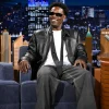 The Tonight Show Starring Jimmy Fallon Jazz Chisholm Jr. Leather Jacket For Sale
