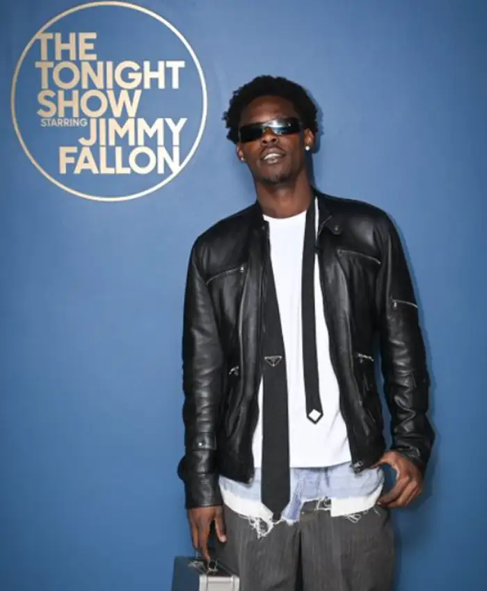 The Tonight Show Starring Jimmy Fallon Jazz Chisholm Jr. Leather Jacket