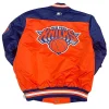 The Tradition Ii Team Ny Knicks Orange And Blue Satin Jacket For Sale