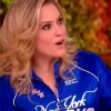 The View Sara Haines Knicks Crop Track Jacket For Sale