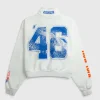 The View Sara Haines Knicks Half Zip Jacket Back