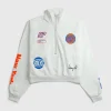 The View Sara Haines Knicks Half Zip Jacket Front