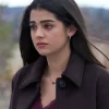 The Way Home S04 Alice Dhawan Brown Wool Jacket Front