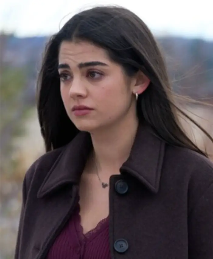 The Way Home S04 Alice Dhawan Brown Wool Jacket Front