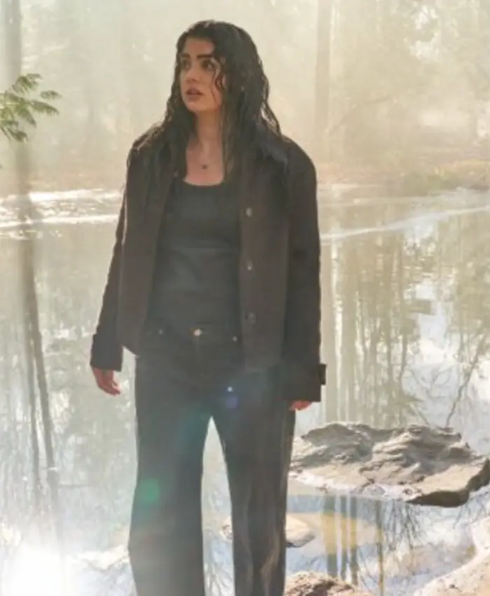 The Way Home S04 Alice Dhawan Brown Wool Jacket