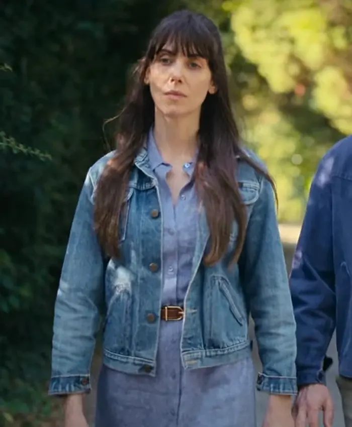 Together Movie Alison Brie Blue Denim Jacket
