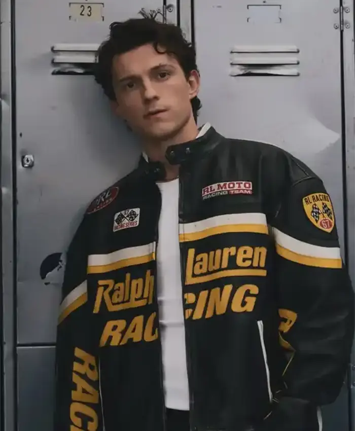 Tom Holland 2026 Black Racing Jacket