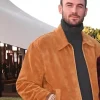 Tommy Paul London Fashion Week Suede Jacket For Sale