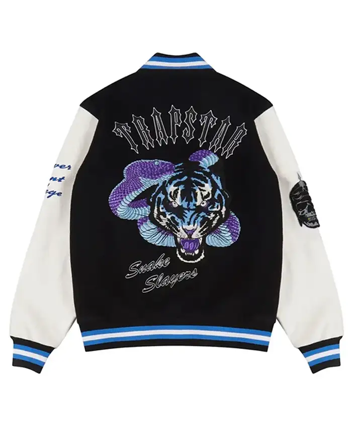 Trapstar Snake Slayers Varsity Jacket For Sale