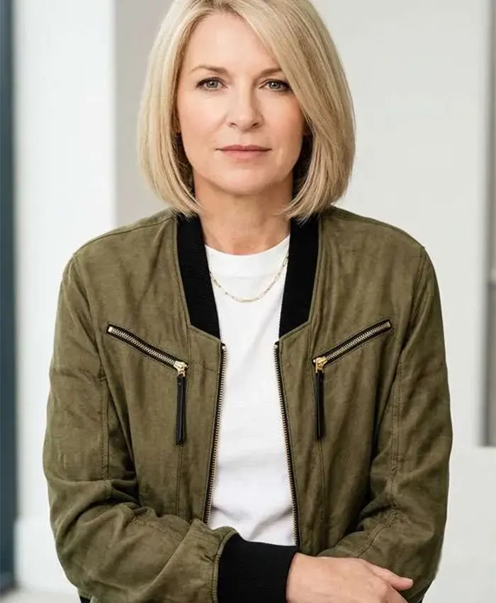 Trying S04 Sian Brooke Khaki Bomber Jacket