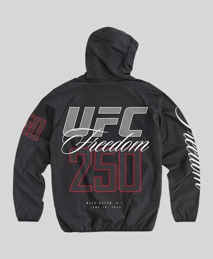 UFC Freedom 250 Windbreaker Jacket Back