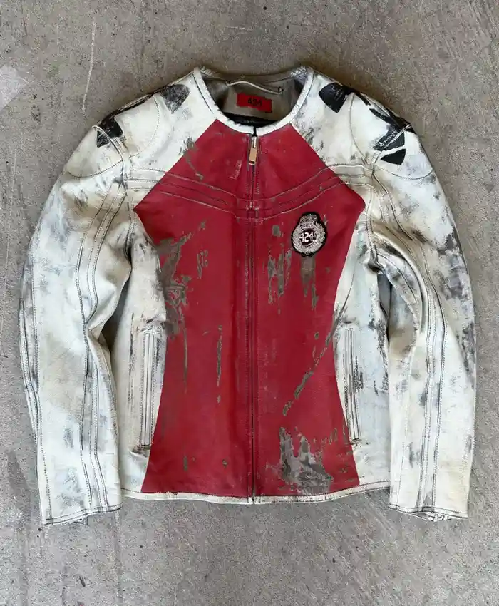 Under Armour x 424 Leather Racing Jacket