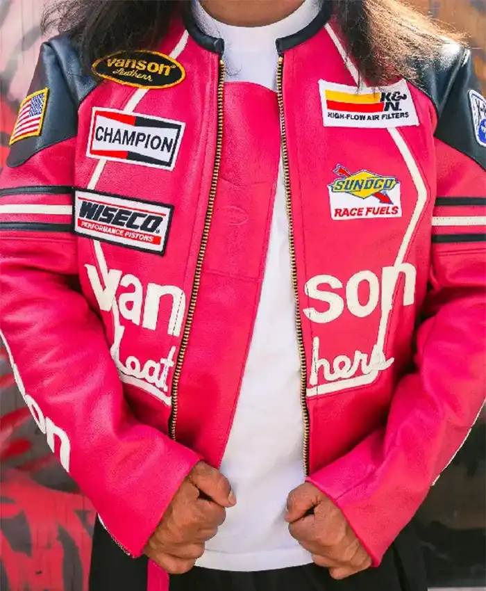 Vanson Leather Prominent Motorcycle Star Jacket Style 1