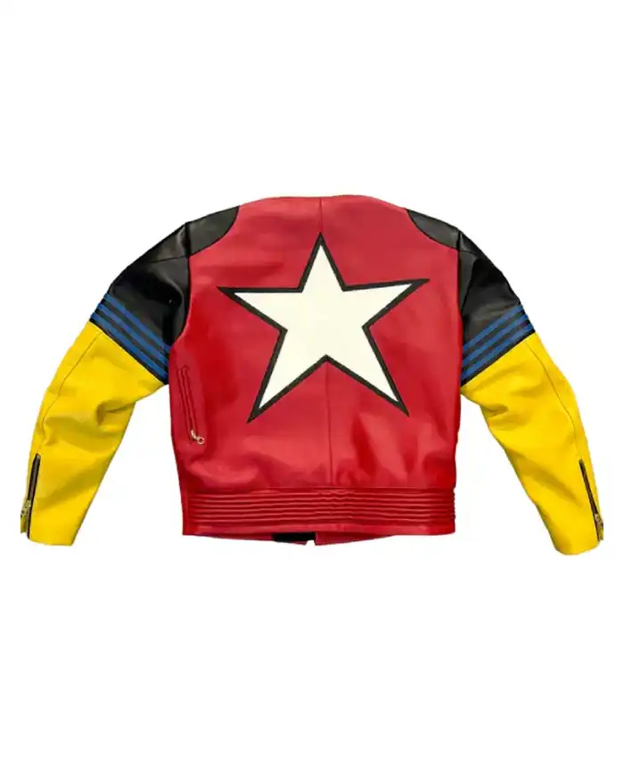 Vanson Leather Prominent Motorcycle Star Jacket - Image 5