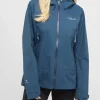 Women’s Firewall Light Blue Waterproof Jacket