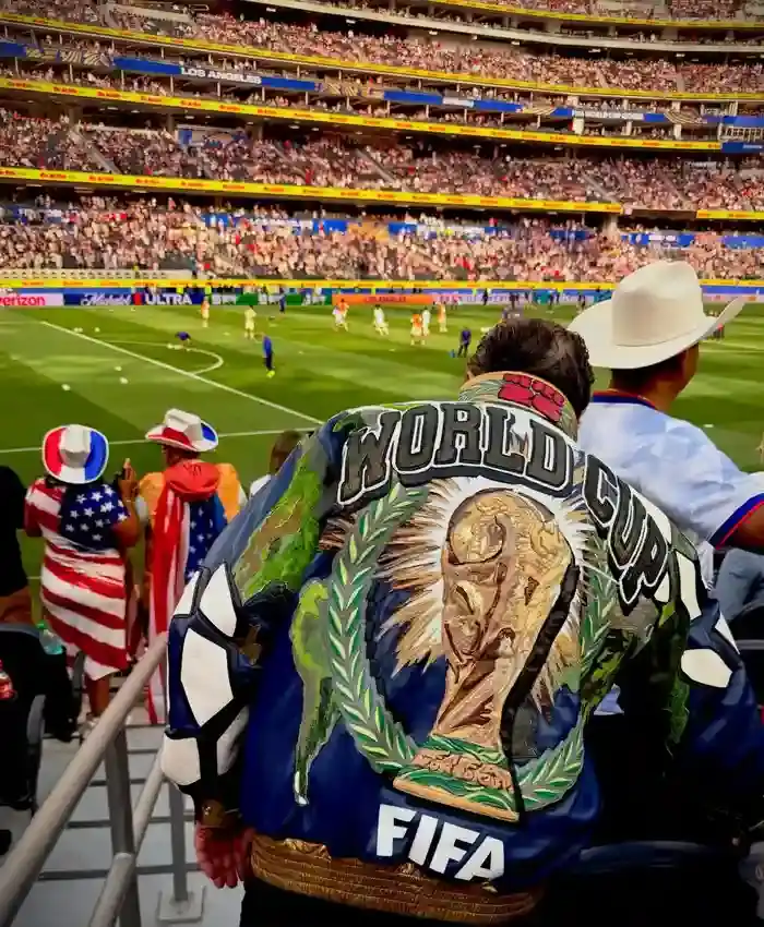World Cup 2026 Jeff Hamilton Bomber Jacket Back